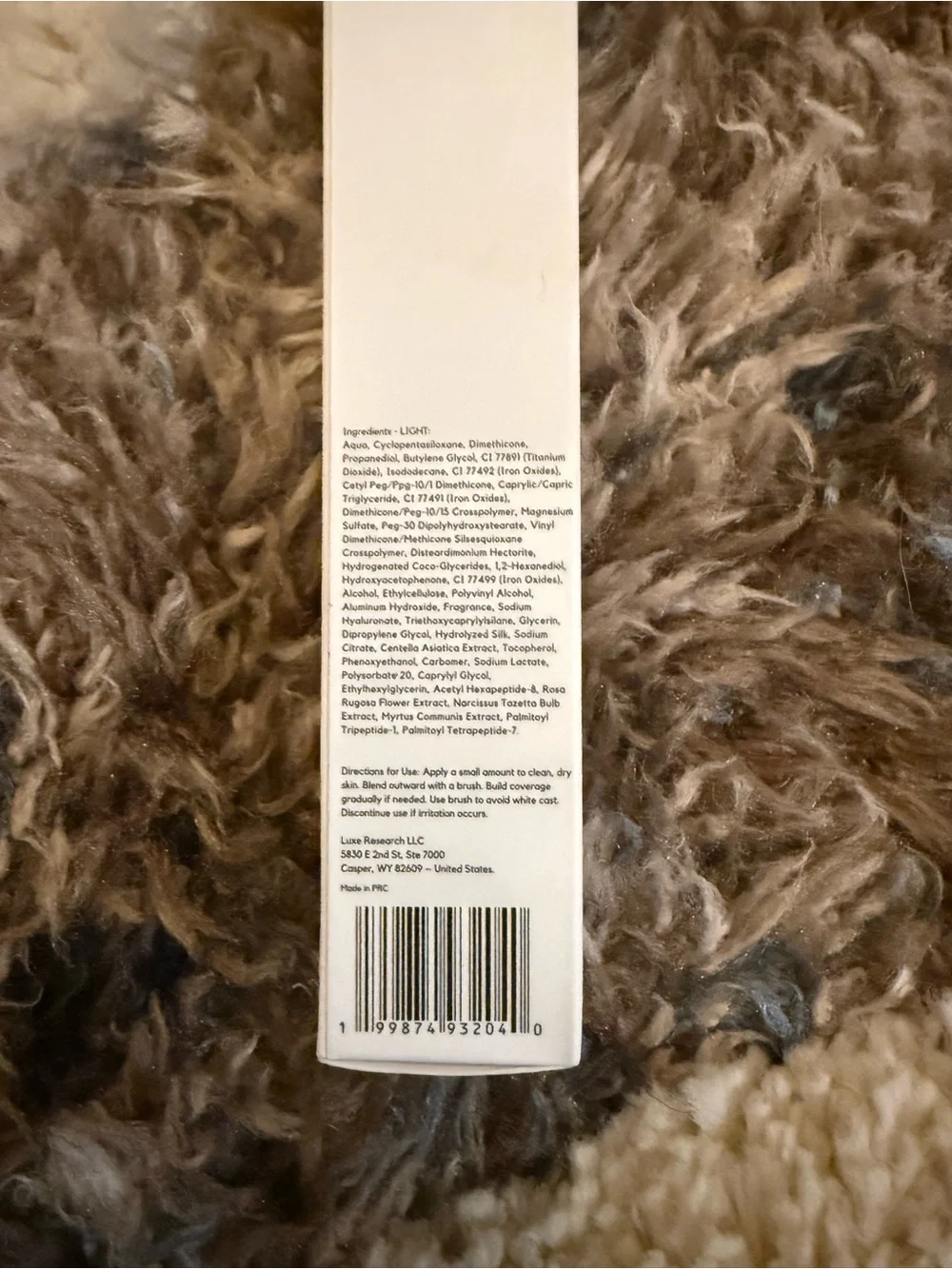 Luxe color changing